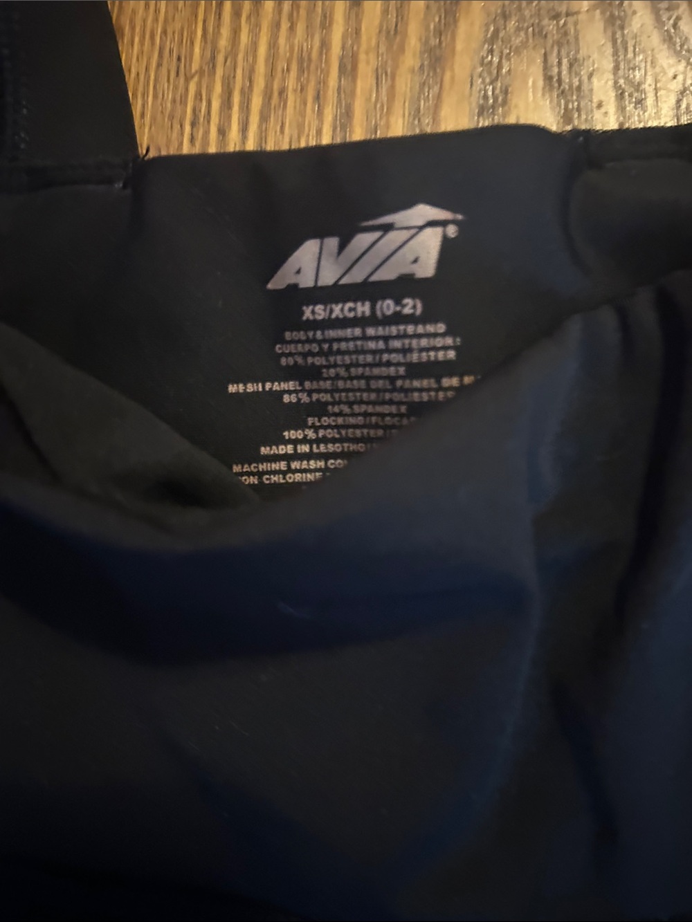 Avia Black High-Waist Active Leggings - Picture 3 of 4